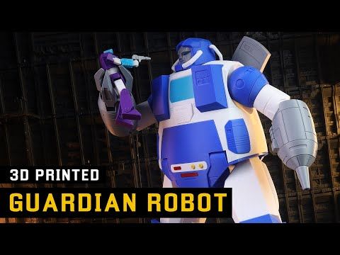 3D PRINTED G1 TRANSFORMERS GUARDIAN ROBOT