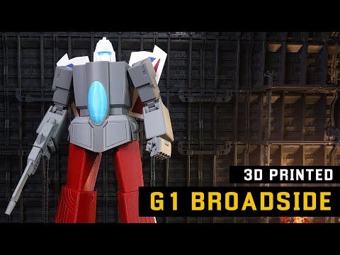3D Printed G1 Transformers Broadside