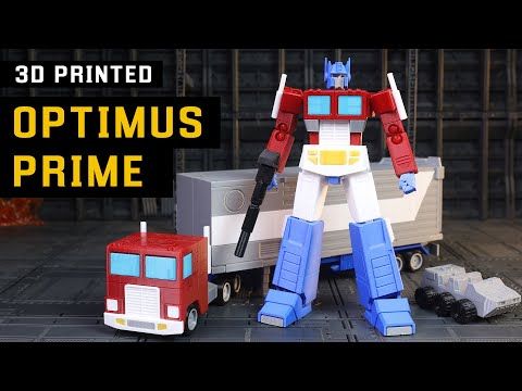 3D Printed G1 Optimus Prime V2 [Non Transform] ASMR